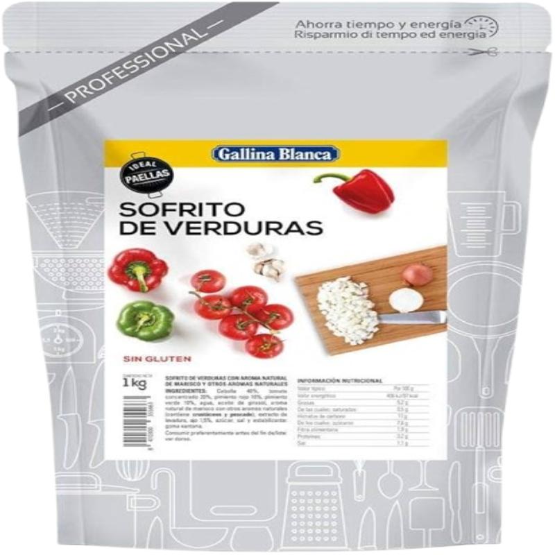 SOFRITO DE VERDURAS GALLINA BLANCA P/1KG.