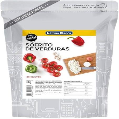 SOFRITO DE VERDURAS GALLINA BLANCA P/1KG.
