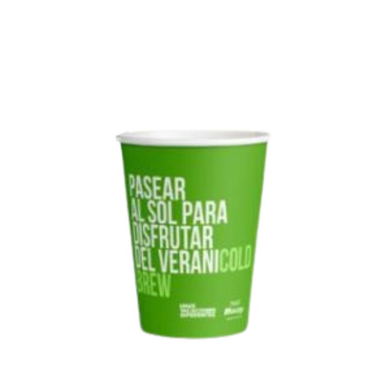 VASO  N/RET MOCAY SP9  PAPEL 280ML.MANGA 45.UD.