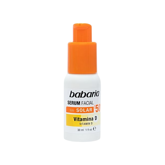 SOL BRONCEADOR BABAR SERUM VITAMINA-D  F-50+ 30ML