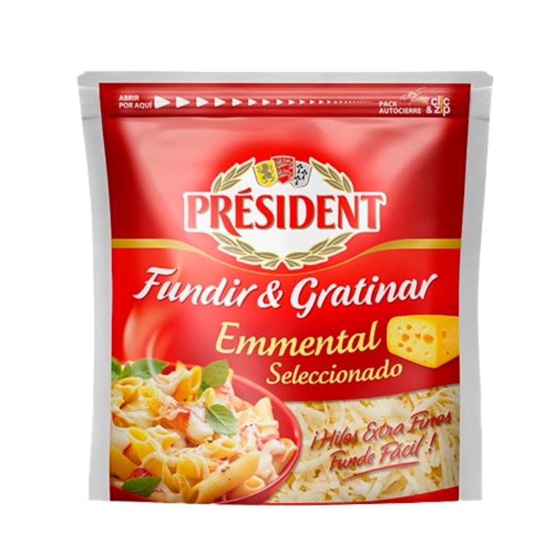 QUESO RALLADO EMMENTAL PRESIDENT 150GR