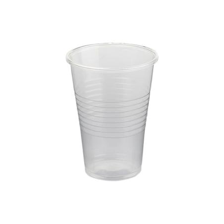 VASO PLASTICO TRANSPARENTE 220 ML BOLSA/100UD