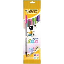 PP BOLIGRAFO BIC CRISTAL FUN 1,6 MM B/4 UD