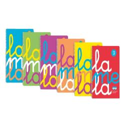 PP CUADERNO LAMELA POLIPROPILEN 80H Fº 3 MM UD