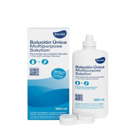 LIQUIDO LENTILLAS SENTI2 SOLUCION UNICA B/360ML