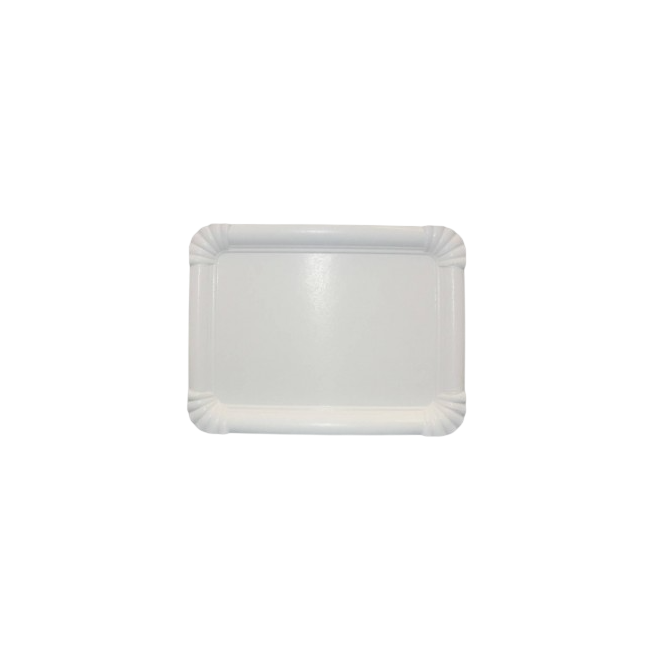 BANDEJA CARTON BLANCA 18X24 PAQUETE 50 UD