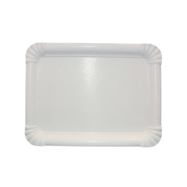 BANDEJA CARTON BLANCA 18X24 PAQUETE 50 UD