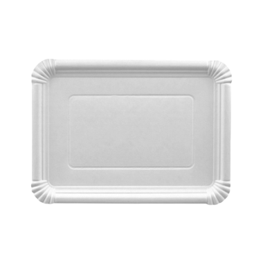 BANDEJA CARTON BLANCA 22X28 PAQUETE 50 UD