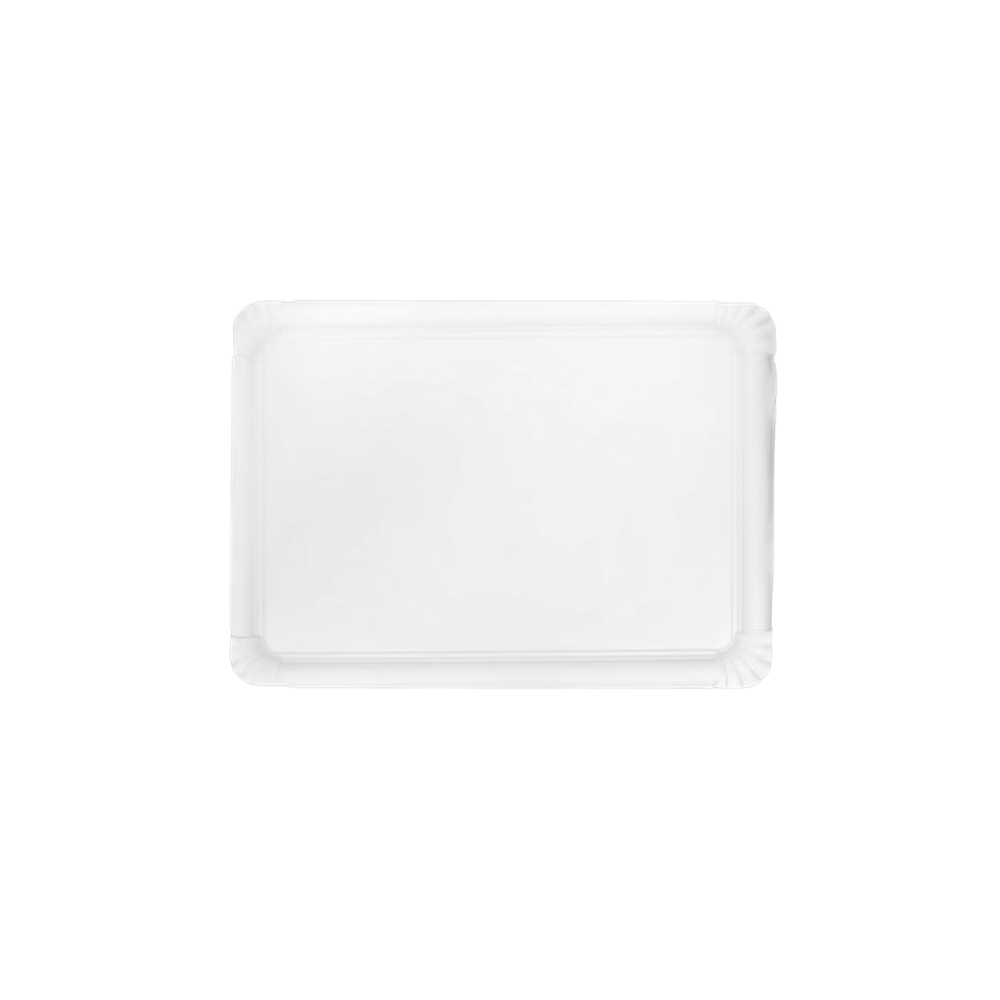 BANDEJA CARTON BLANCA 25X34 PAQUETE 50 UD