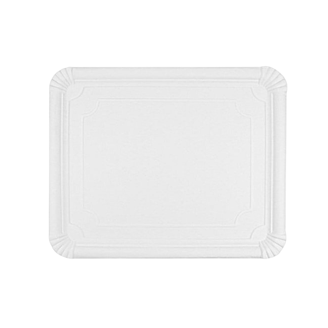 BANDEJA CARTON BLANCA 32X42 PAQUETE 50 UD
