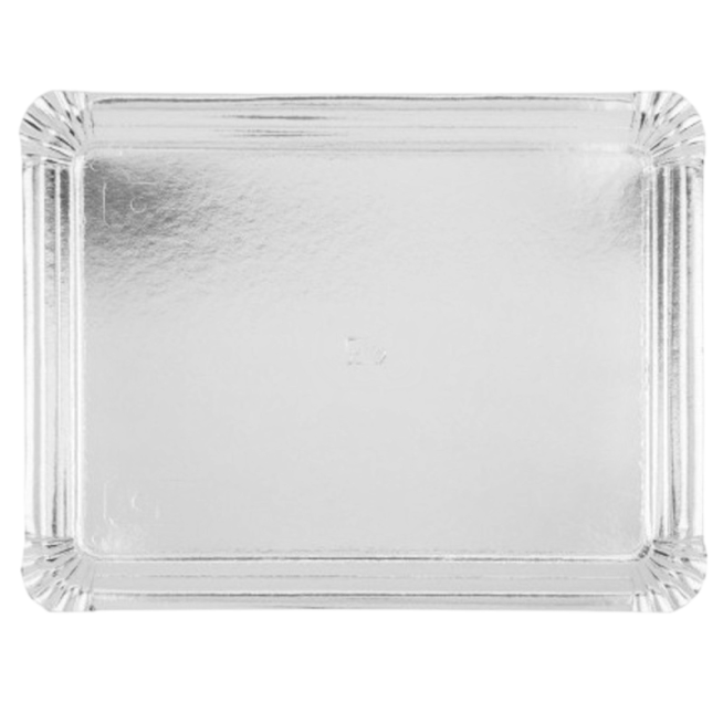 BANDEJA CARTON PLATA LONCHEADO Nº10 25X33 P/100UD