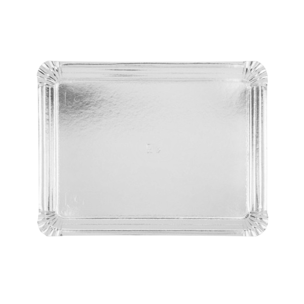 BANDEJA CARTON PLATA LONCHEADO Nº10 25X33 P/100UD