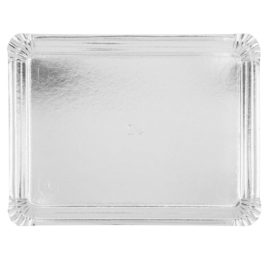 BANDEJA CARTON PLATA LONCHEADO Nº10 25X33 P/100UD