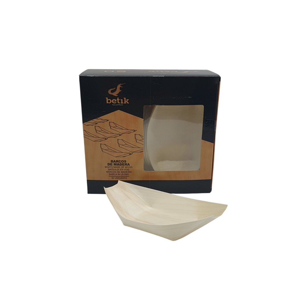 BARCOS DE MADERA 13 CM BETIK EST/50 UD