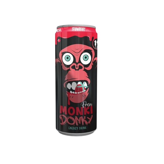 BEBIDA ENERGETICA MONKI DONKY FRESA B/500ML