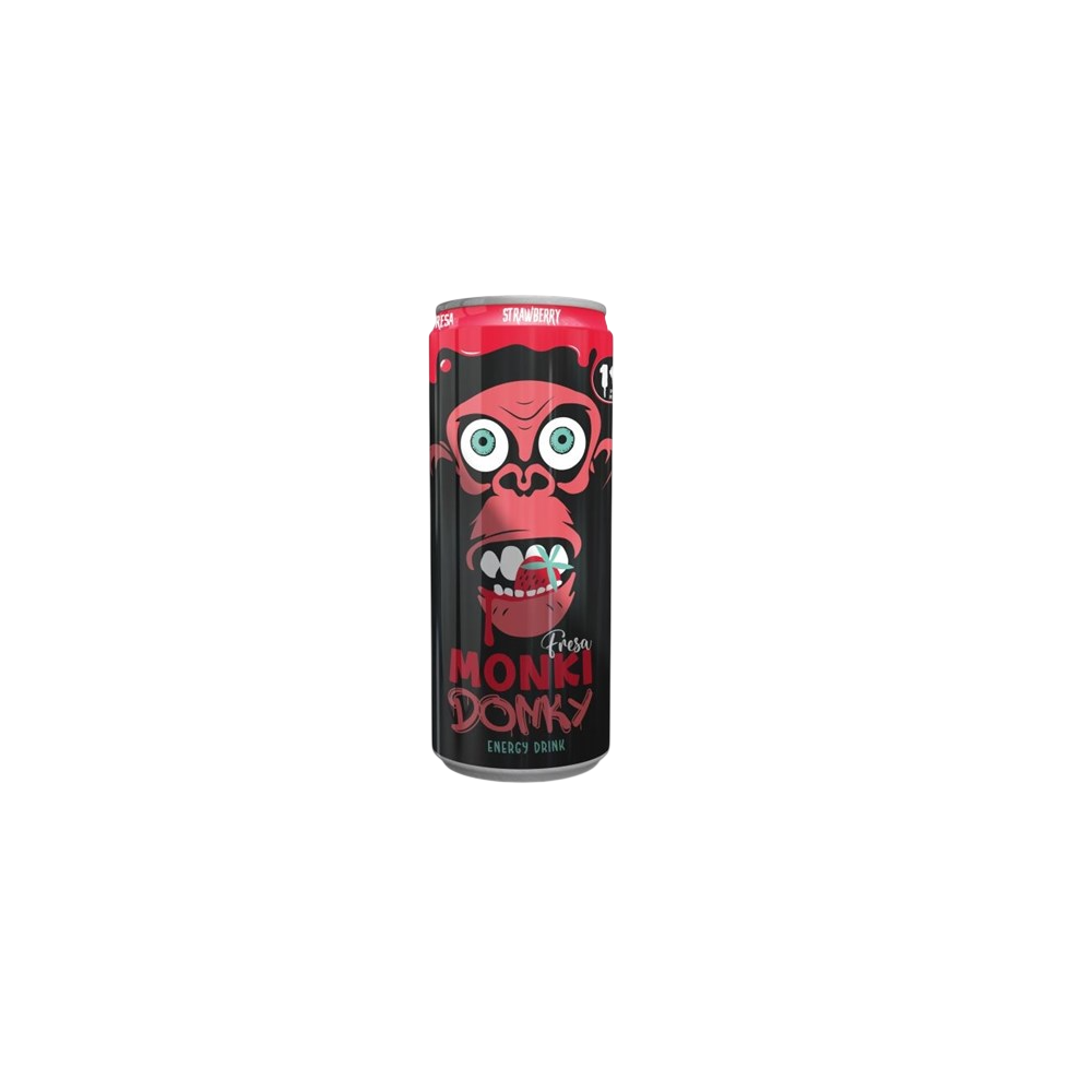 BEBIDA ENERGETICA MONKI DONKY FRESA B/500ML
