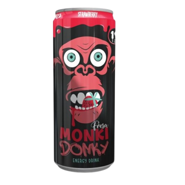 BEBIDA ENERGETICA MONKI DONKY FRESA B/500ML