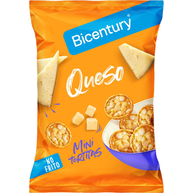 BICENTURY MINI TORTITAS QUESO B/70 GR