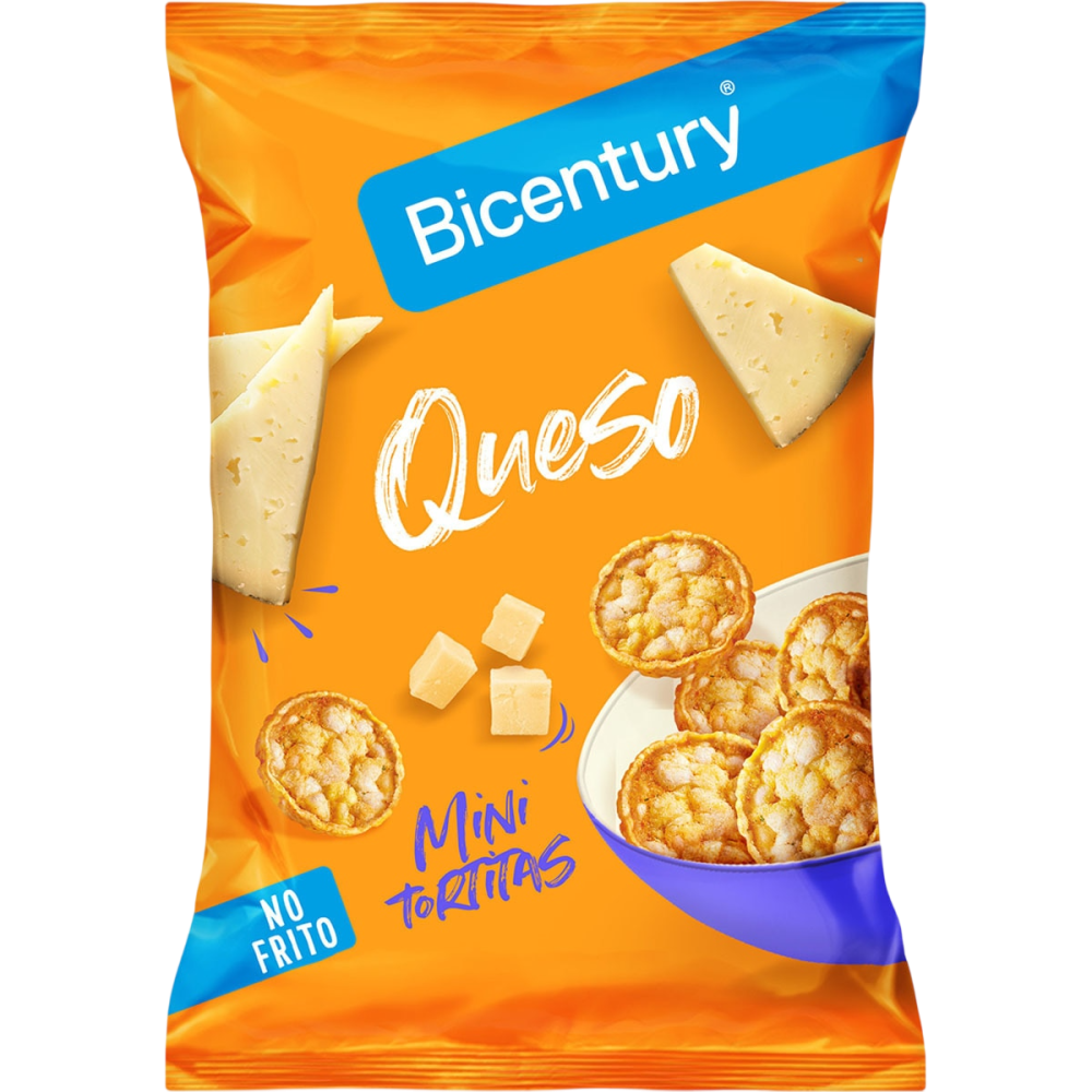 BICENTURY MINI TORTITAS QUESO B/70 GR