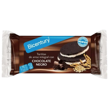 BICENTURY TORTITAS ARROZ INTEGRAL CHOCO P/130,4 GR