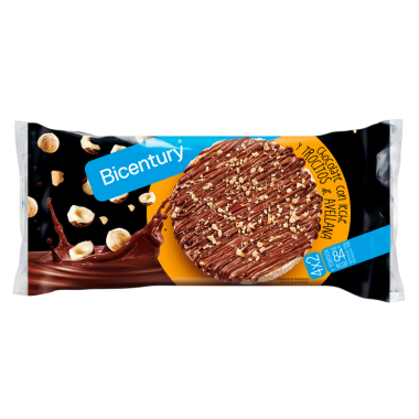 BICENTURY TORTITAS CHOCO C/AVELLANA  P/141,6 GR