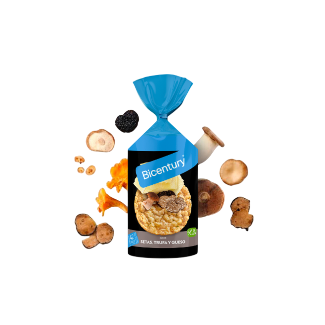 BICENTURY TORTITAS DE SETAS-TRUFA-QUESO P/123,5 GR