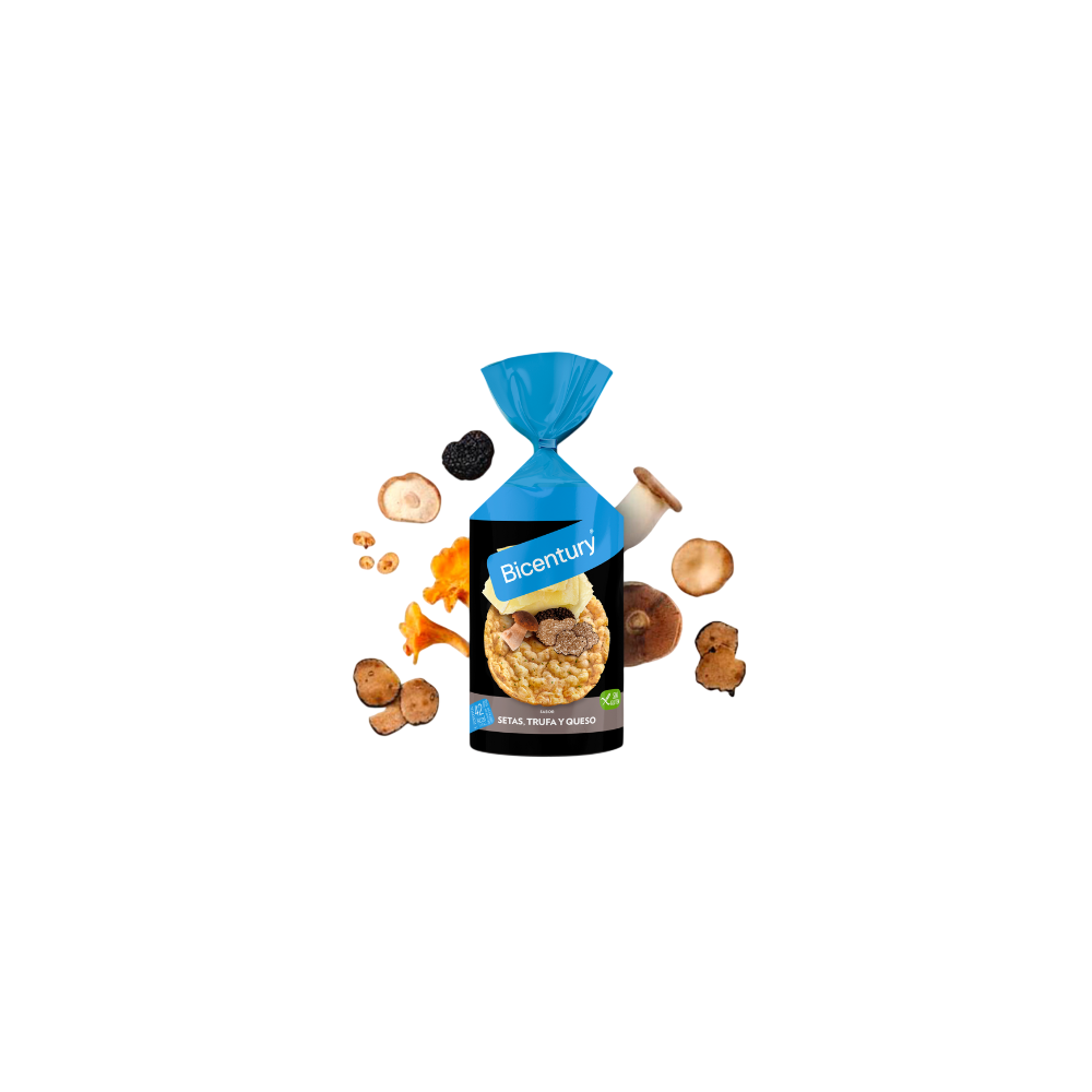 BICENTURY TORTITAS DE SETAS-TRUFA-QUESO P/123,5 GR