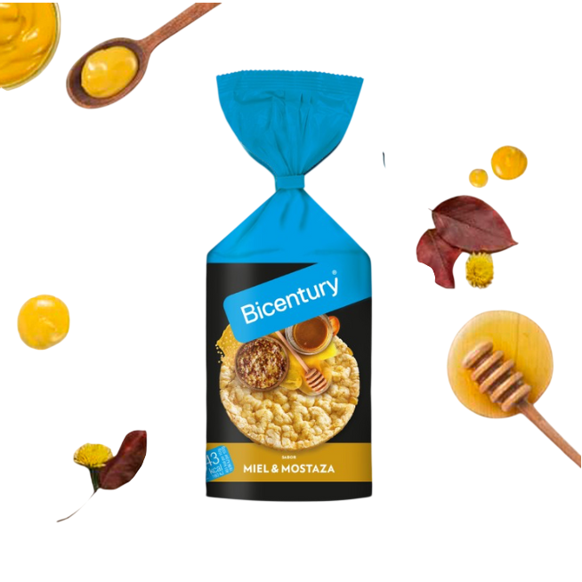BICENTURY TORTITAS MIEL Y MOSTAZA P/123.5 GR