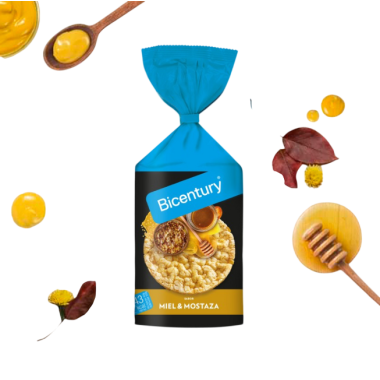 BICENTURY TORTITAS MIEL Y MOSTAZA P/123.5 GR