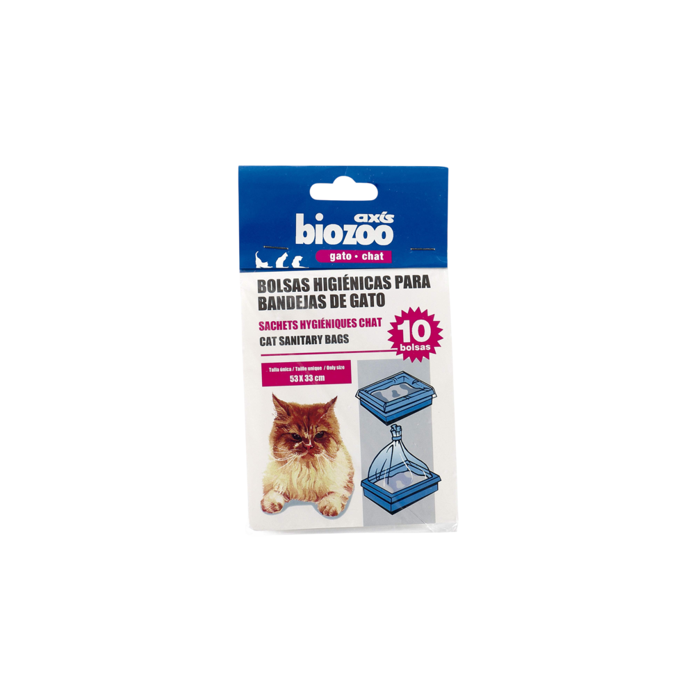 BIOZOO BOLSA HIGIENICA BANDEJA GATO B/10 UD