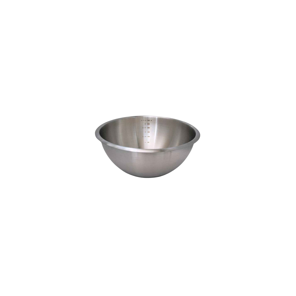BOL MEDIDOR ACERO INOS REDONDO 24 CM.