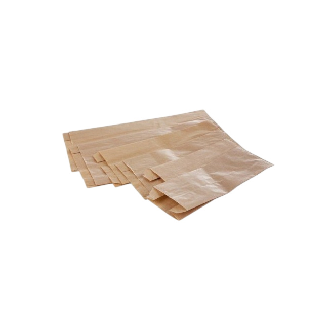 BOLSA PAPEL PAN MARRON (14+6X52) CAJA 1000 UD