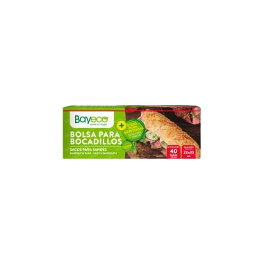 BOLSA PARA BOCADILLOS BAYECO 40UD