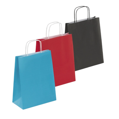 BOLSA REGALO KRFAT COLORES SURTIDOS 24X21X12 UD