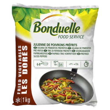 BONDUELLE PIMIENTOS JULIANA PREFRITS CONG. B/1 KG.