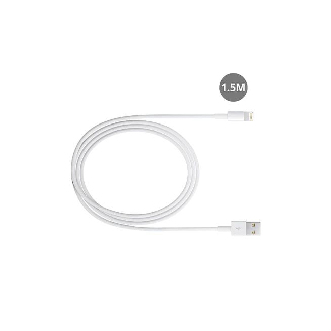 CABLE USB PARA IPHONE 5/5S/6/6S/7 -  1,5 M.