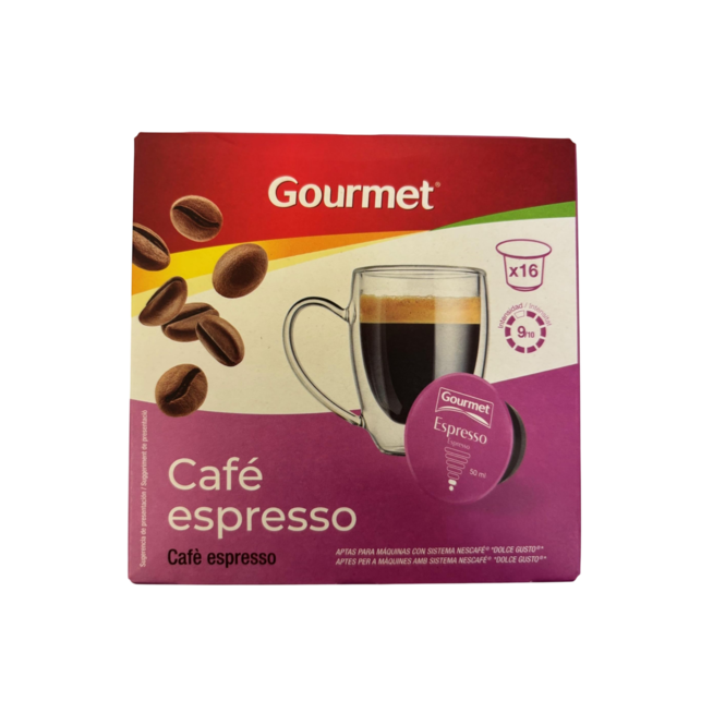 CAFE GOURMET ESPRESSO CLASICO CAPSULAS E/16  UD