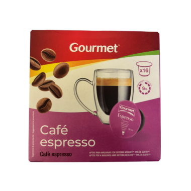 CAFE GOURMET ESPRESSO CLASICO CAPSULAS E/16  UD