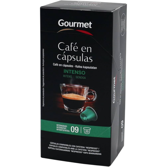 CAFE GOURMET INTENSO COMP NESPRESSO E/20 UD