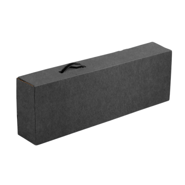 CAJA CARTON JAMONERO 860X140X300 NEGRA UNIDAD