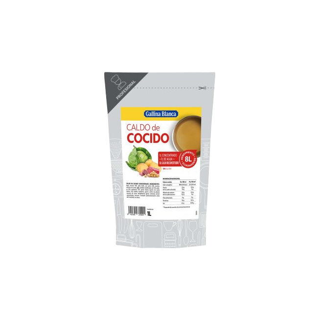 CALDO COCIDO LIQUIDO/CONCET.G.B. 1L 8L.