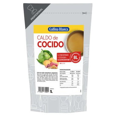 CALDO COCIDO LIQUIDO/CONCET.G.B. 1L 8L.