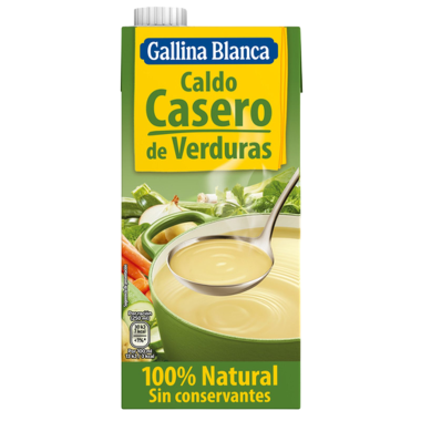 CALDO VERDURAS LIQUIDO G.B.CASERO BRICK 1 L