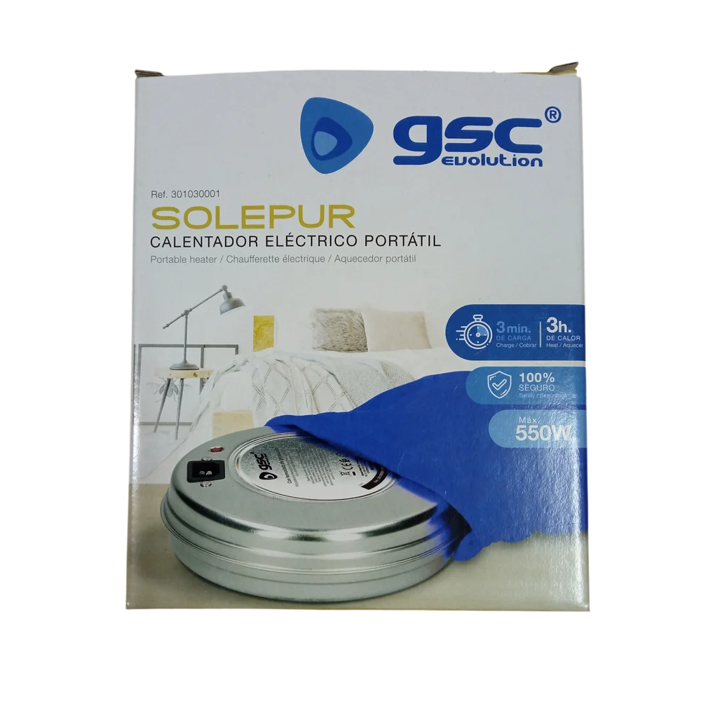 CALIENTACAMAS PORTATIL  "GSC"  SOLEPUR 550W