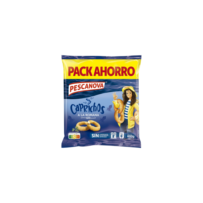 CAPRICHOS A LA ROMANA PESCANOVA B/600 GR