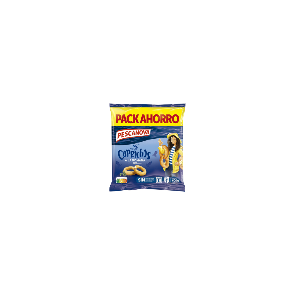 CAPRICHOS A LA ROMANA PESCANOVA B/600 GR