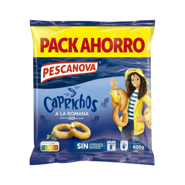 CAPRICHOS A LA ROMANA PESCANOVA B/600 GR