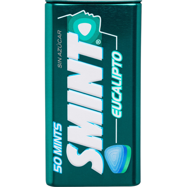CARAMELOS SMINT EUCALIPTO S/AZUCAR LATA 35 GR