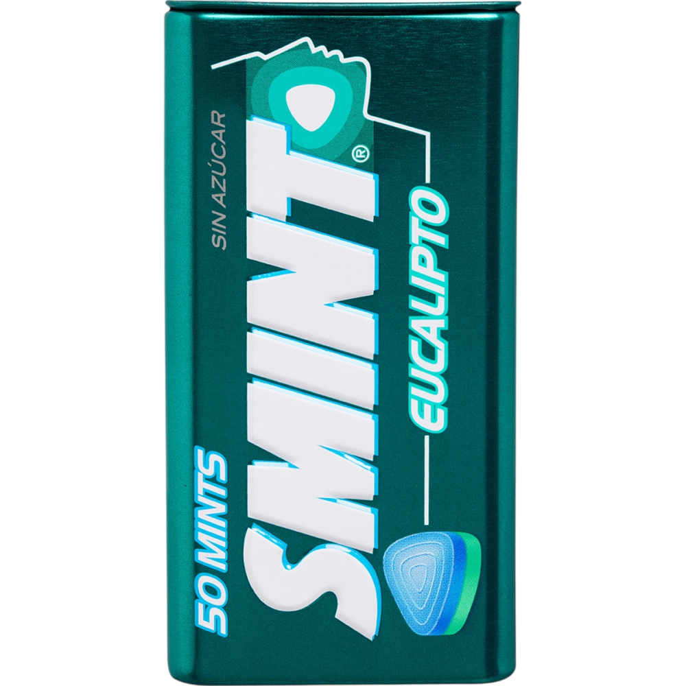CARAMELOS SMINT EUCALIPTO S/AZUCAR LATA 35 GR