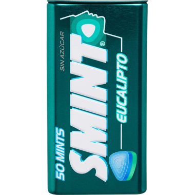 CARAMELOS SMINT EUCALIPTO S/AZUCAR LATA 35 GR